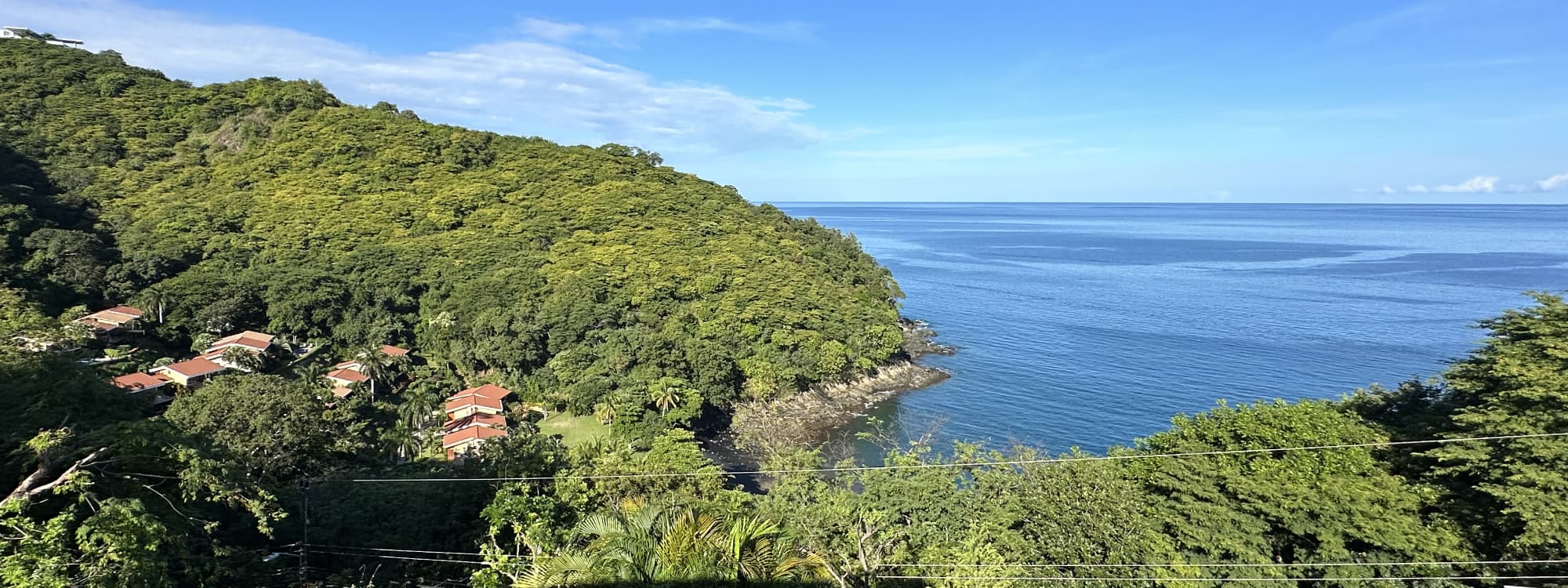 View from Villa 27 of Bahia Pez Vela