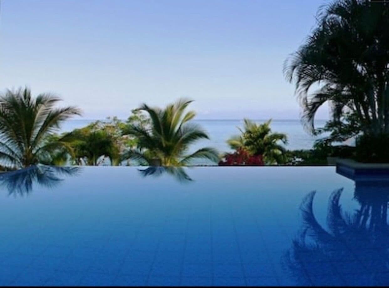 View from Hilltop Infinity Pool near to Villa Casa Azul