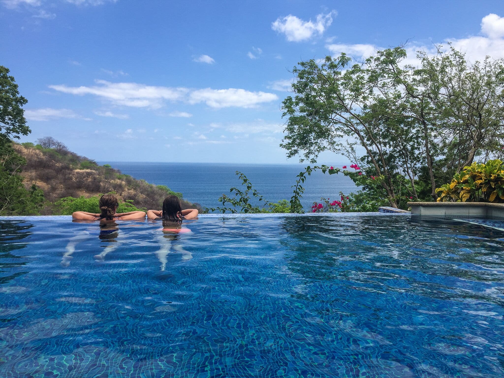 View from Hilltop infinity pool