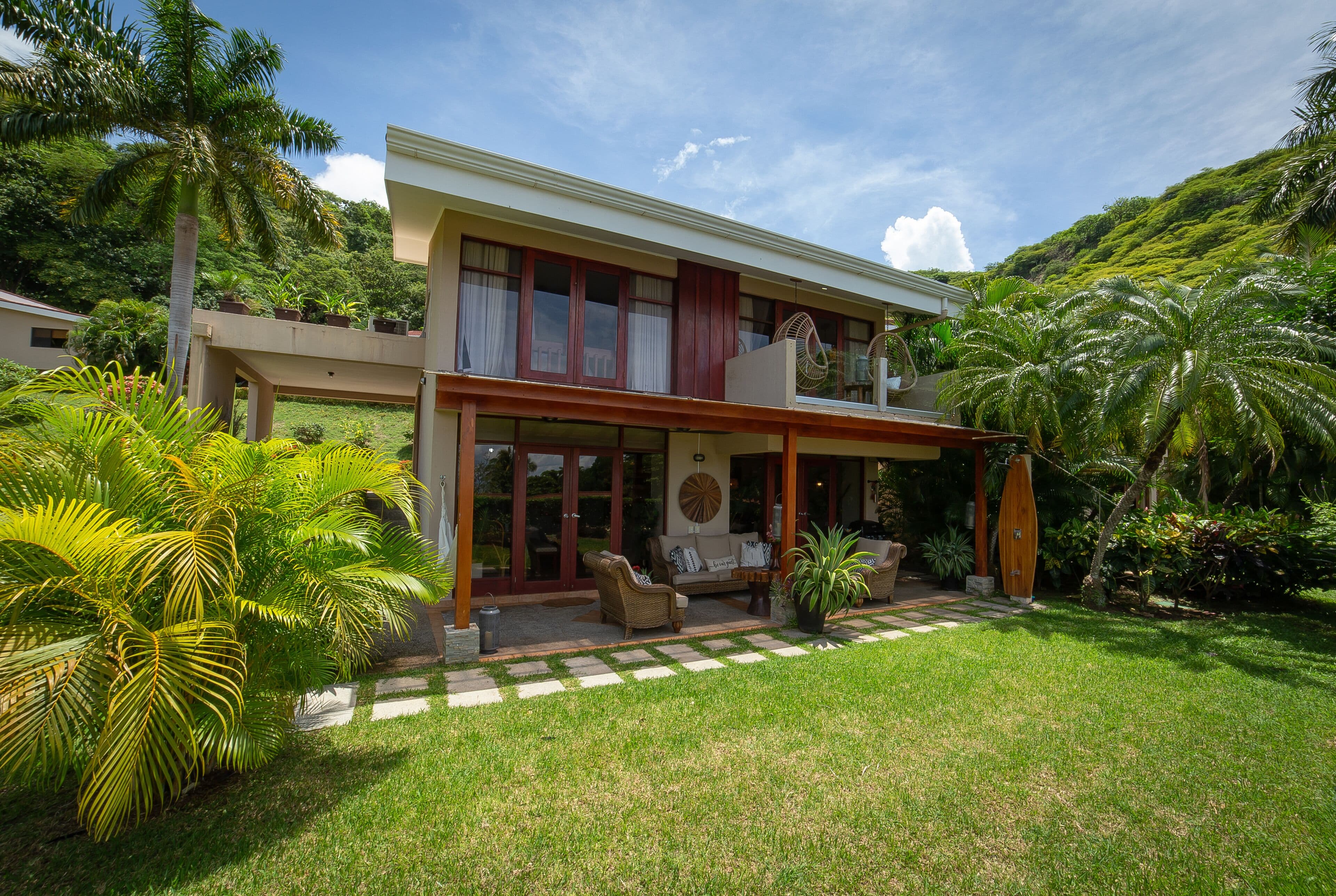 View of the back of Villa Pelicano